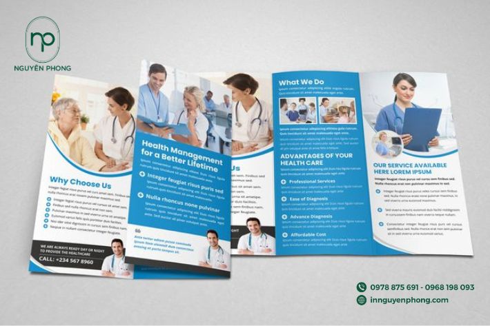 in tờ rơi theo thiết kế của khách